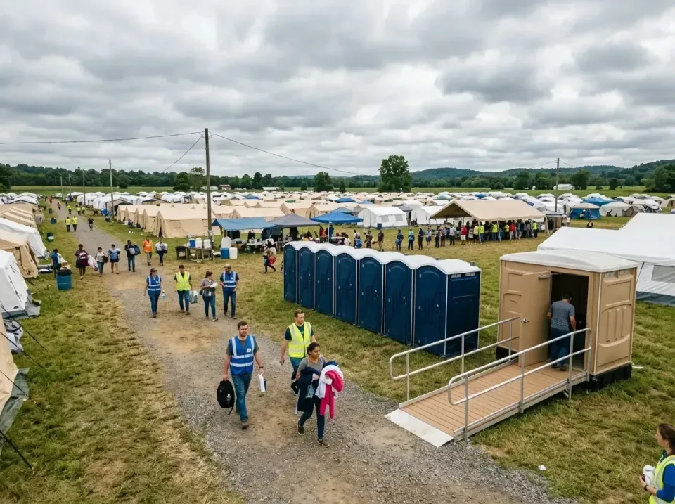disaster-relief-camp-restrooms-010 — frequently asked questions, Dumpster & Portable Bathrooms Rental in Fenton, MO
